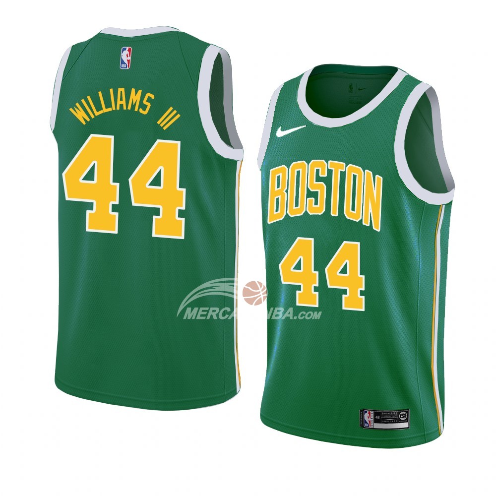 Maglia Boston Celtics Robert Williams Iii Earned 2018-19 Verde